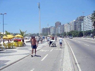 Vista Lateral Praia De Copacabana Рио-де-Жанейро Экстерьер фото