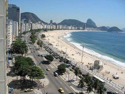 Vista Lateral Praia De Copacabana Рио-де-Жанейро Экстерьер фото